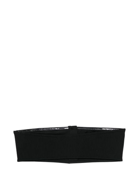 TOTEME ribbed strapless bikini top - Black - zdjęcie produktu nr 2