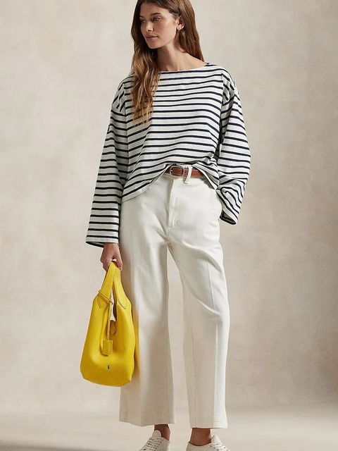 Polo Ralph Lauren longsleeve bawełniany kolor biały 211959103 - zdjęcie produktu nr 2