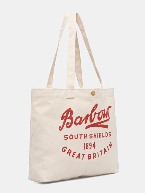 Barbour torba bawełniana Script - zdjęcie produktu nr 1