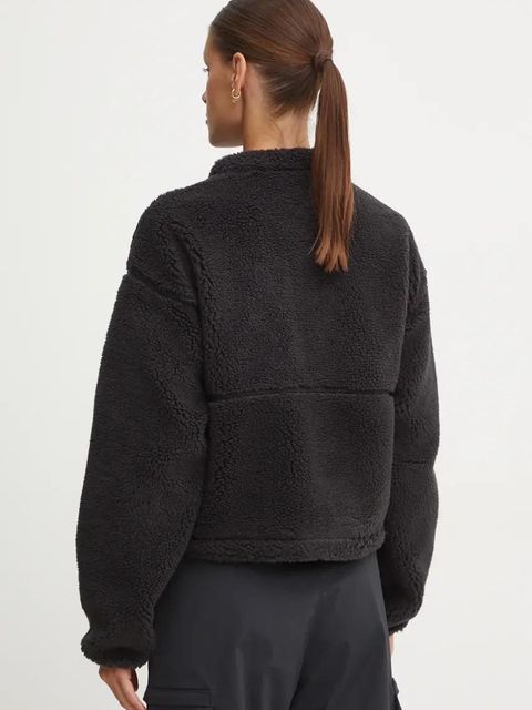 The North Face bluza polarowa SPORTY STREET kolor czarny gładka NF0A88ZBJK31