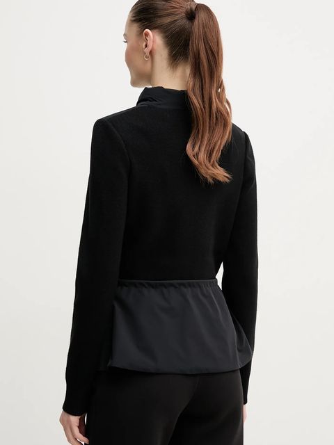 MACKAGE kurtka puchowa z domieszką wełny kolor czarny przejściowa LAIKA.Z