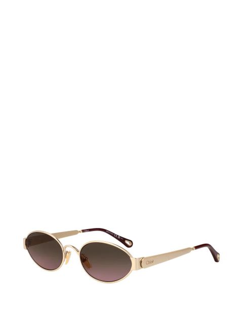 Chloé oval-frame sunglasses - Gold - zdjęcie produktu nr 2