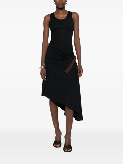 LOEWE Tank sleeveless midi dress - Black - zdjęcie produktu nr 2