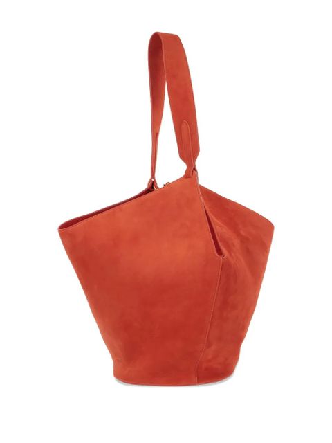 KHAITE hexagonal-shaped tote bag - Orange