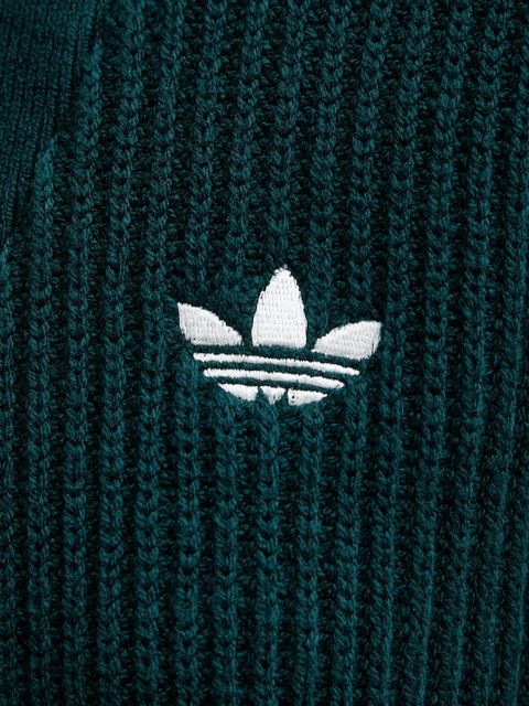 adidas Originals bluza Funnel damska kolor zielony z aplikacją KR7653
