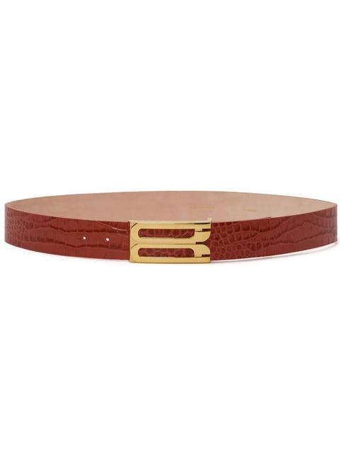 Victoria Beckham Jumbo Frame belt - Red - zdjęcie produktu nr 1