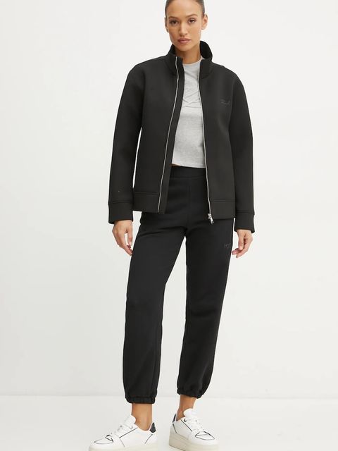 Karl Lagerfeld t-shirt bawełniany damski kolor szary A1W17071