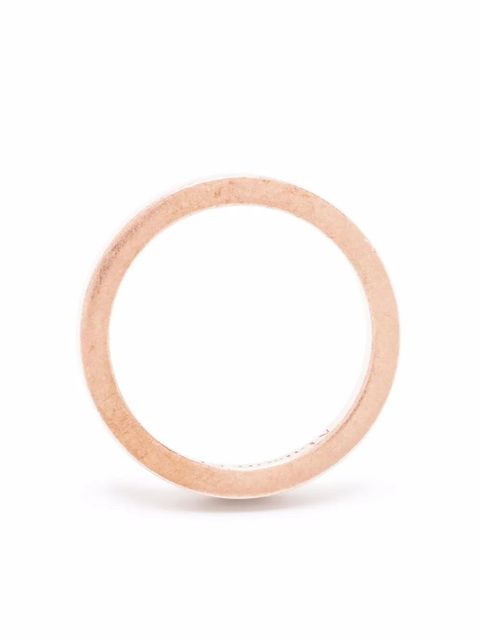 Maison Margiela hammered-effect hoop earring - Gold - zdjęcie produktu nr 1