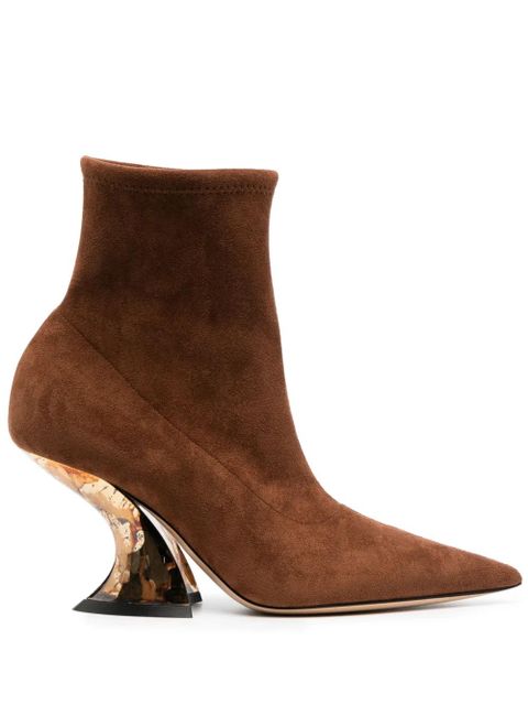 Casadei Elodie 85mm ankle boots - Brown - zdjęcie produktu nr 1