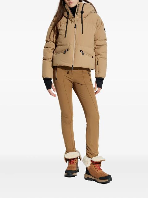 Moncler Grenoble zip-detail trousers - Brown