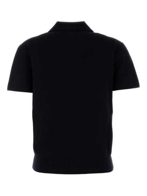 Max Mara zip-neck polo shirt - Blue - zdjęcie produktu nr 2