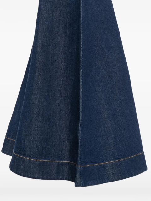 ZIMMERMANN Luna belt-detail jeans - Blue