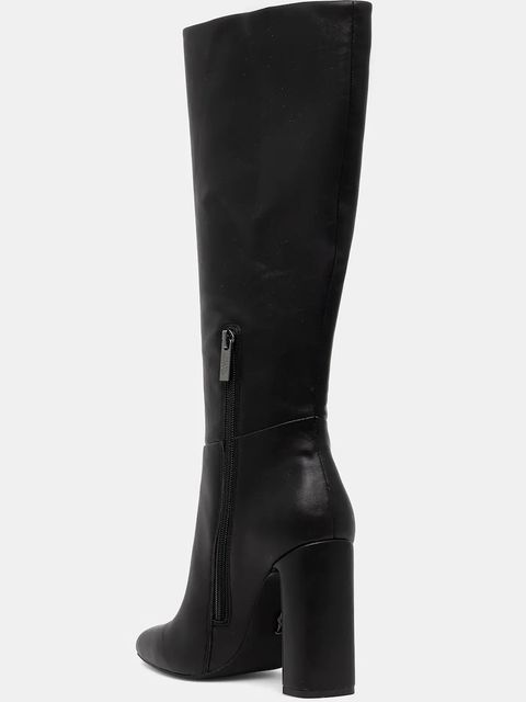 Steve Madden kozaki Ally damskie kolor czarny na słupku 11002627