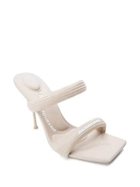 Alexander Wang Julie double-strap stiletto sandals - Neutrals - zdjęcie produktu nr 2