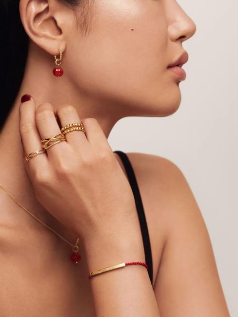 Monica Vinader Linear Mini friendship bracelet - Gold - zdjęcie produktu nr 2