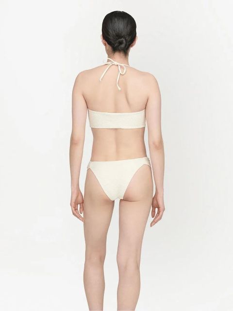 ANINE BING Rosa twist biniki top - Neutrals