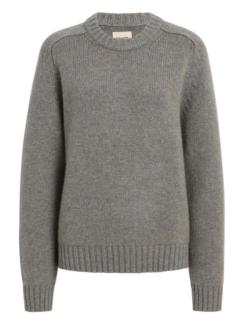 KHAITE Mae shoulder detail knitwear - Grey - zdjęcie produktu nr 1