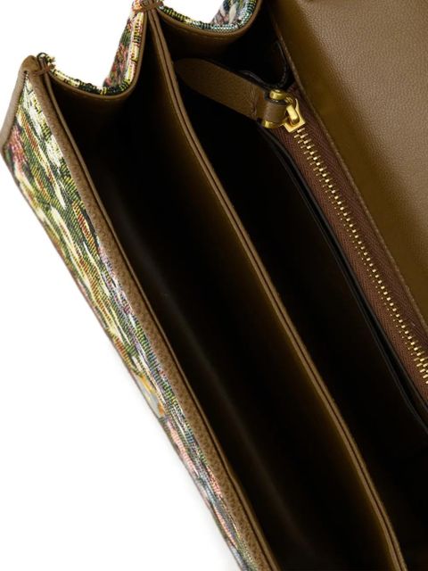 Valentino Garavani Vain floral appliqué shoulder bag - Green - zdjęcie produktu nr 1