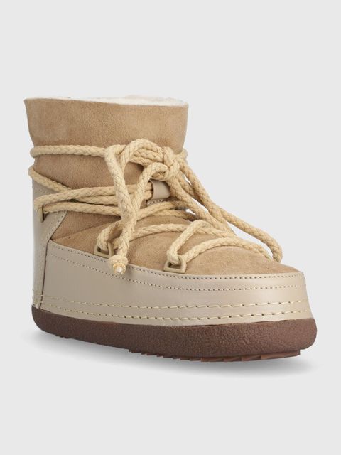 Inuikii śniegowce zamszowe dziecięce kolor beżowy