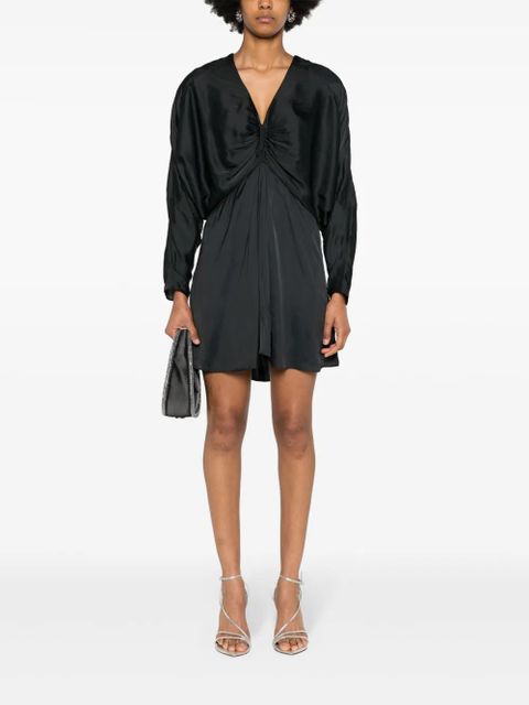 Zadig&Voltaire Rooth satin mini dress - Black