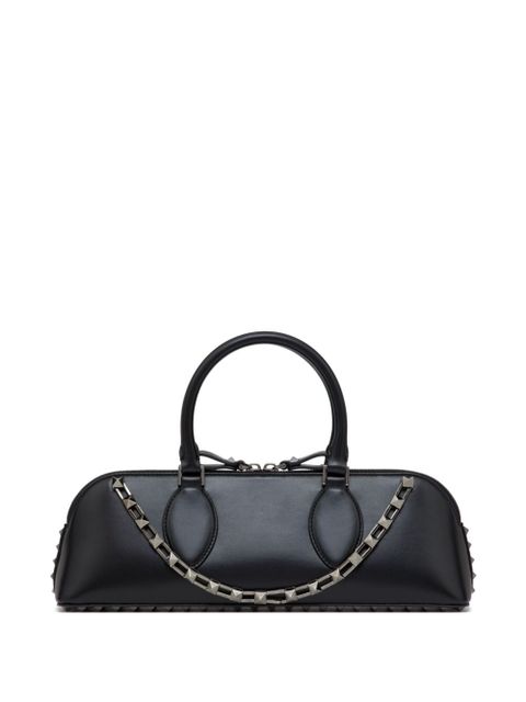 Valentino Garavani Rockstud E/W leather handbag - Black - zdjęcie produktu nr 1