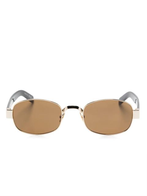 Saint Laurent Eyewear oval-frame sunglasses - Gold - zdjęcie produktu nr 1