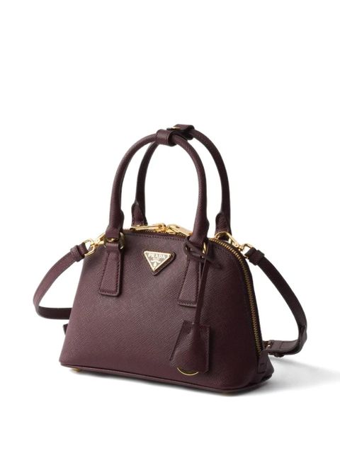 Prada Promenade Saffiano-leather mini tote bag - Red