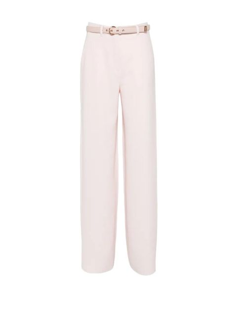 Max Mara belt straight trousers - Pink - zdjęcie produktu nr 1