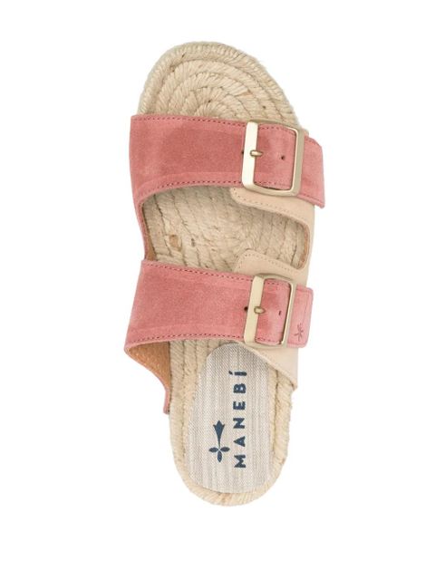 Manebi Venice suede espadrilles - Pink