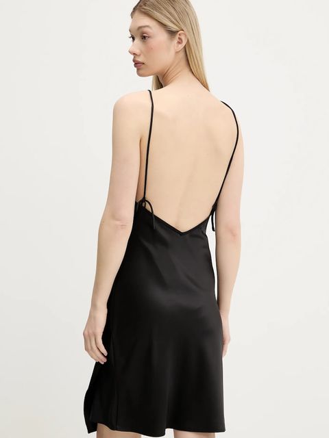 Karl Lagerfeld Jeans sukienka kolor czarny mini prosta A3W13045