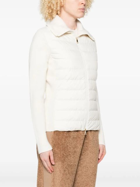 Moncler quilted knitted jacket - Neutrals - zdjęcie produktu nr 2