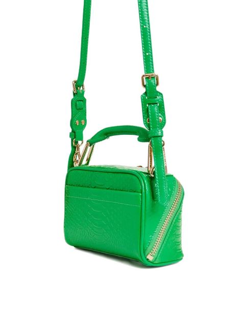 Essentiel Antwerp zip-fastening crocodile-effect tote bag - Green