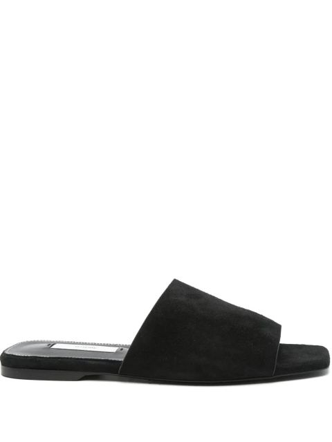 TOTEME velour-leather sandals - Black - zdjęcie produktu nr 1