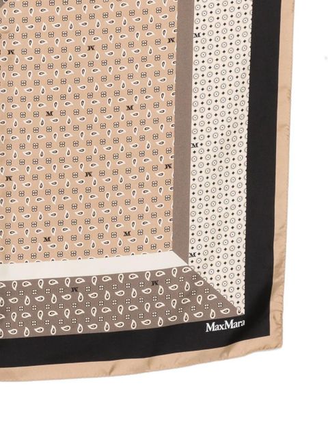 Max Mara patterned scarf - Neutrals