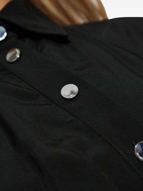 Sportmax button-fastening shirt dress - Black