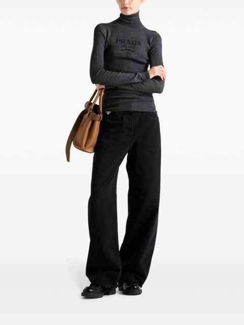 Prada wool turtleneck sweater - Grey - zdjęcie produktu nr 2