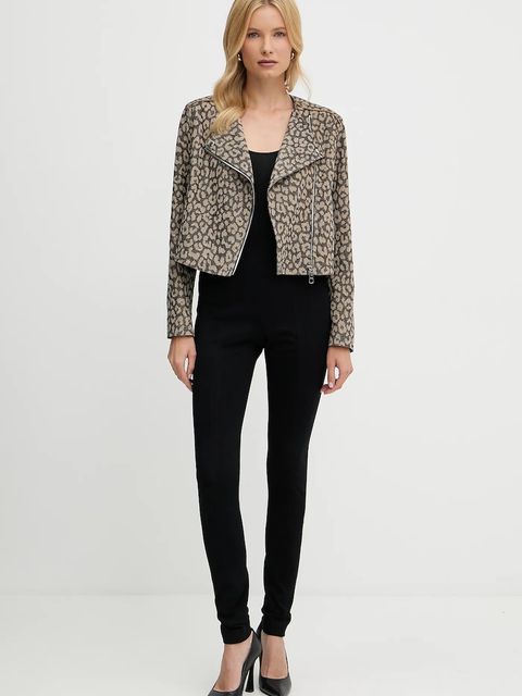 BOSS Orange kurtka kolor brązowy przejściowa 50546006