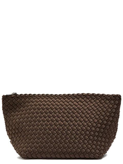 NAGHEDI woven cosmetic make up bag - Brown - zdjęcie produktu nr 2