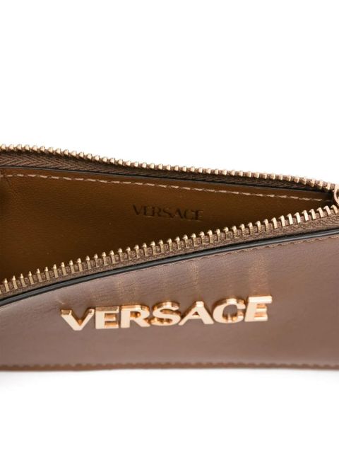 Versace leather cardholder - Brown