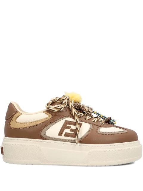 FENDI FF-patch sneakers - Brown - zdjęcie produktu nr 1