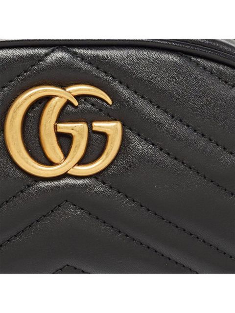 Gucci Pre-Owned GG matelassé belt bag - Black