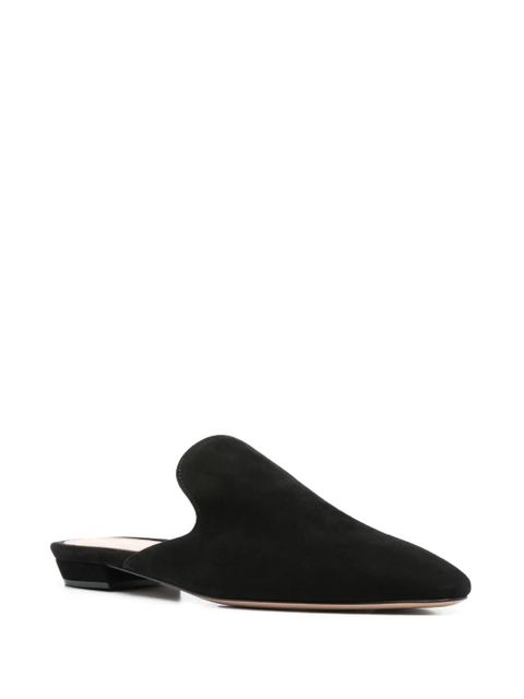 Gianvito Rossi nubuck mules - Black - zdjęcie produktu nr 2