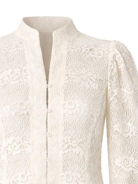 TWINSET macramé-lace jacket - White - zdjęcie produktu nr 2