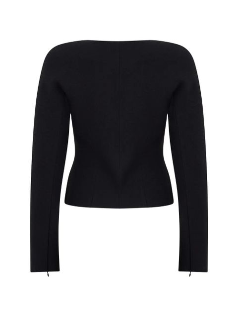 Blumarine embellished-buttons jacket - Black - zdjęcie produktu nr 2