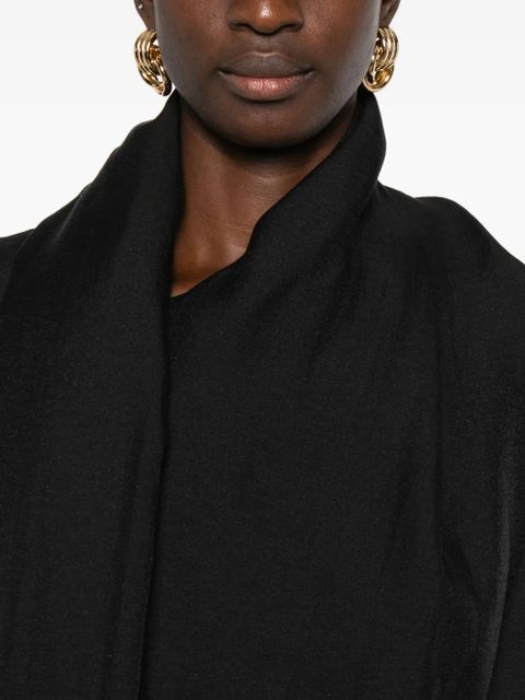 TOTEME attached-scarf blouse - Black
