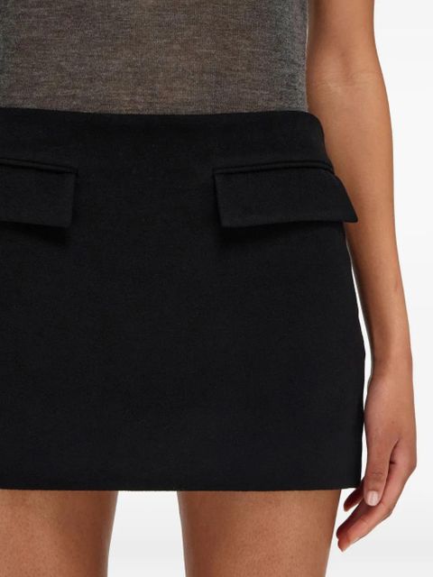 Ferragamo flap-pocket mini skirt - Black