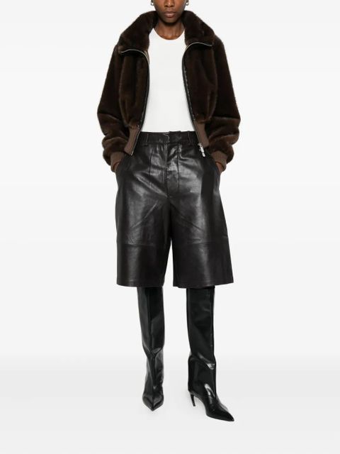 PINKO faux-fur jacket - Brown - zdjęcie produktu nr 2