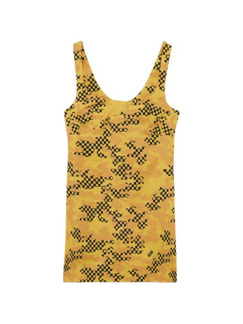 GCDS printed mini dress - Yellow - zdjęcie produktu nr 1