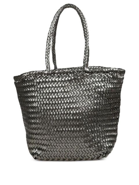DRAGON DIFFUSION woven grace basket small tote bag - Grey - zdjęcie produktu nr 1