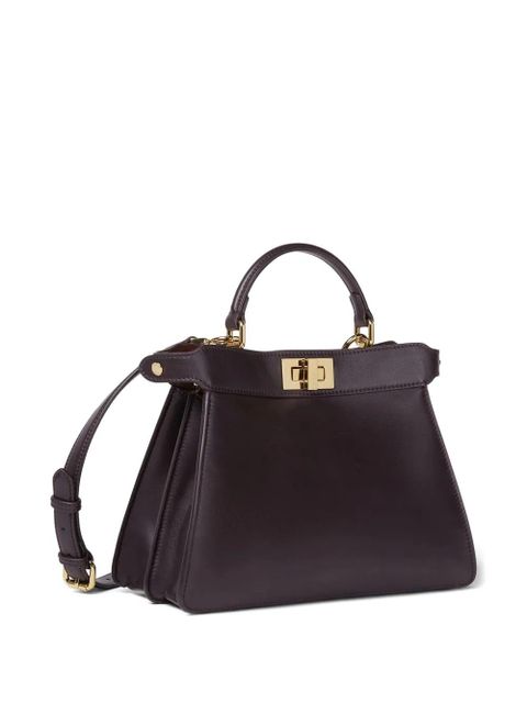 FENDI small Peekaboo ISeeU tote bag - Brown